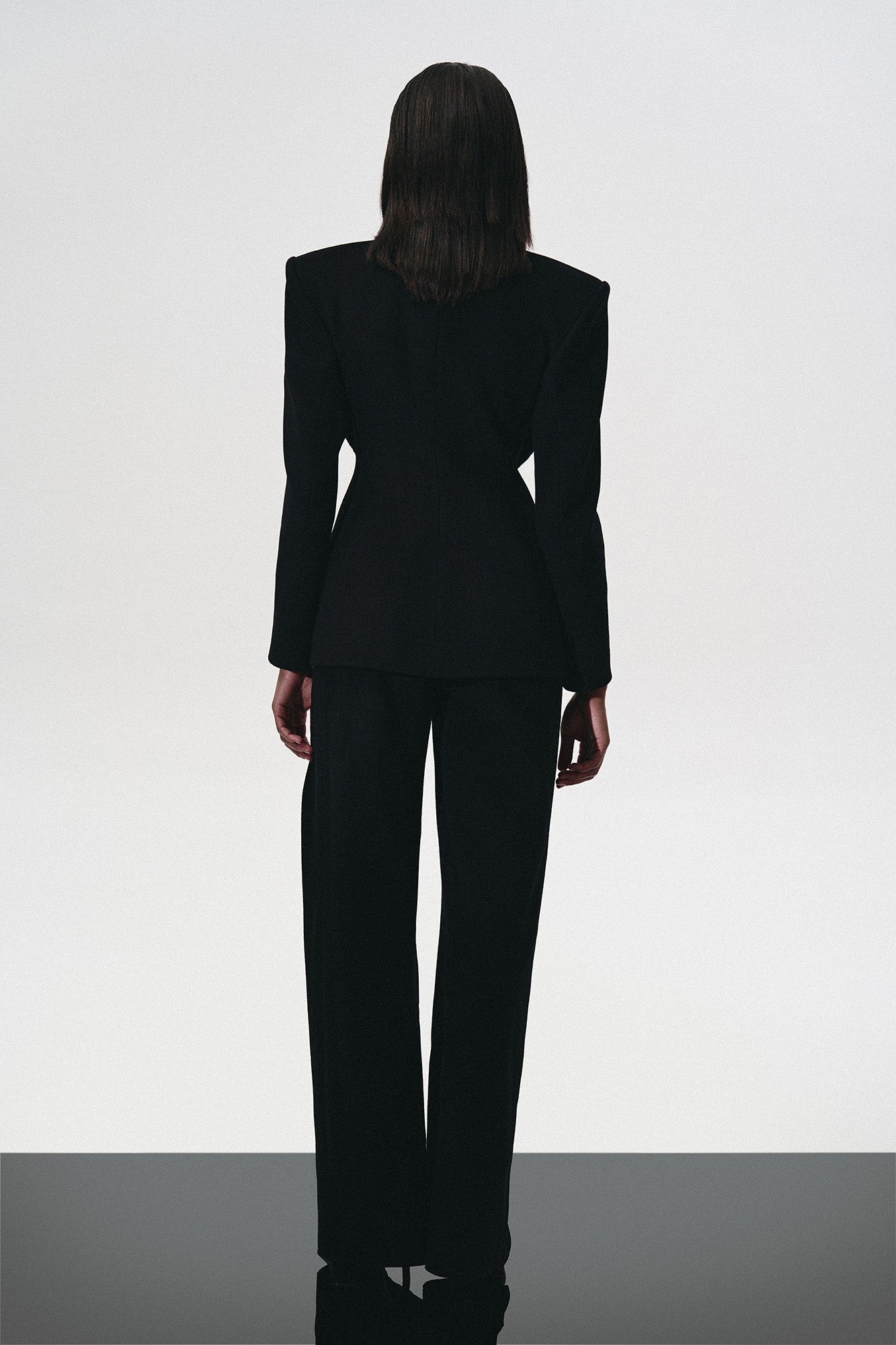 BLAZER WITH FUR CORSET