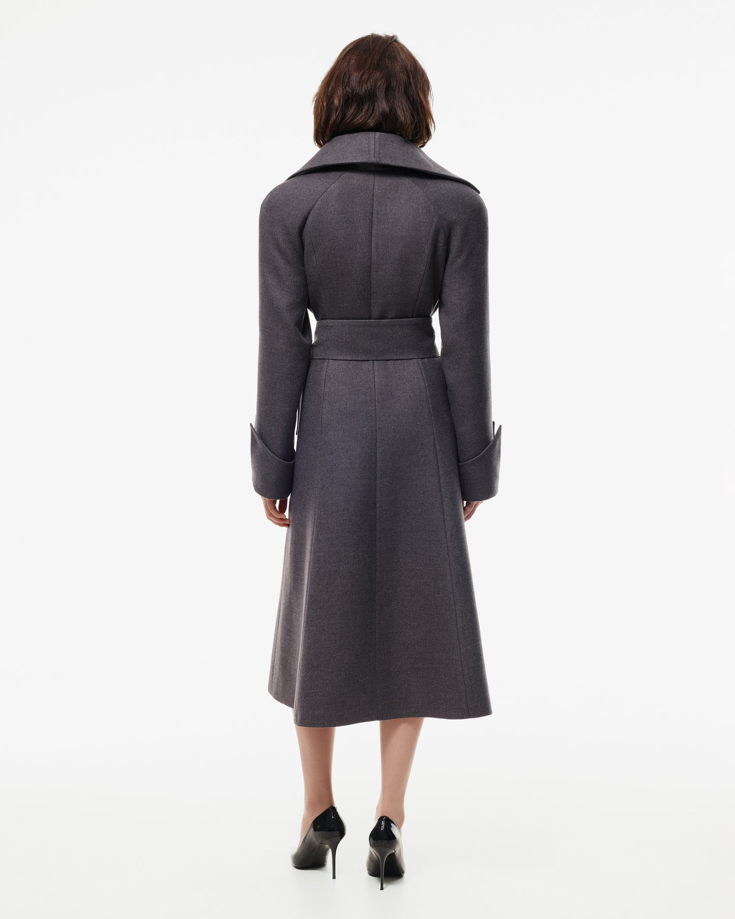 СОАТ WITH WIDE COLLAR