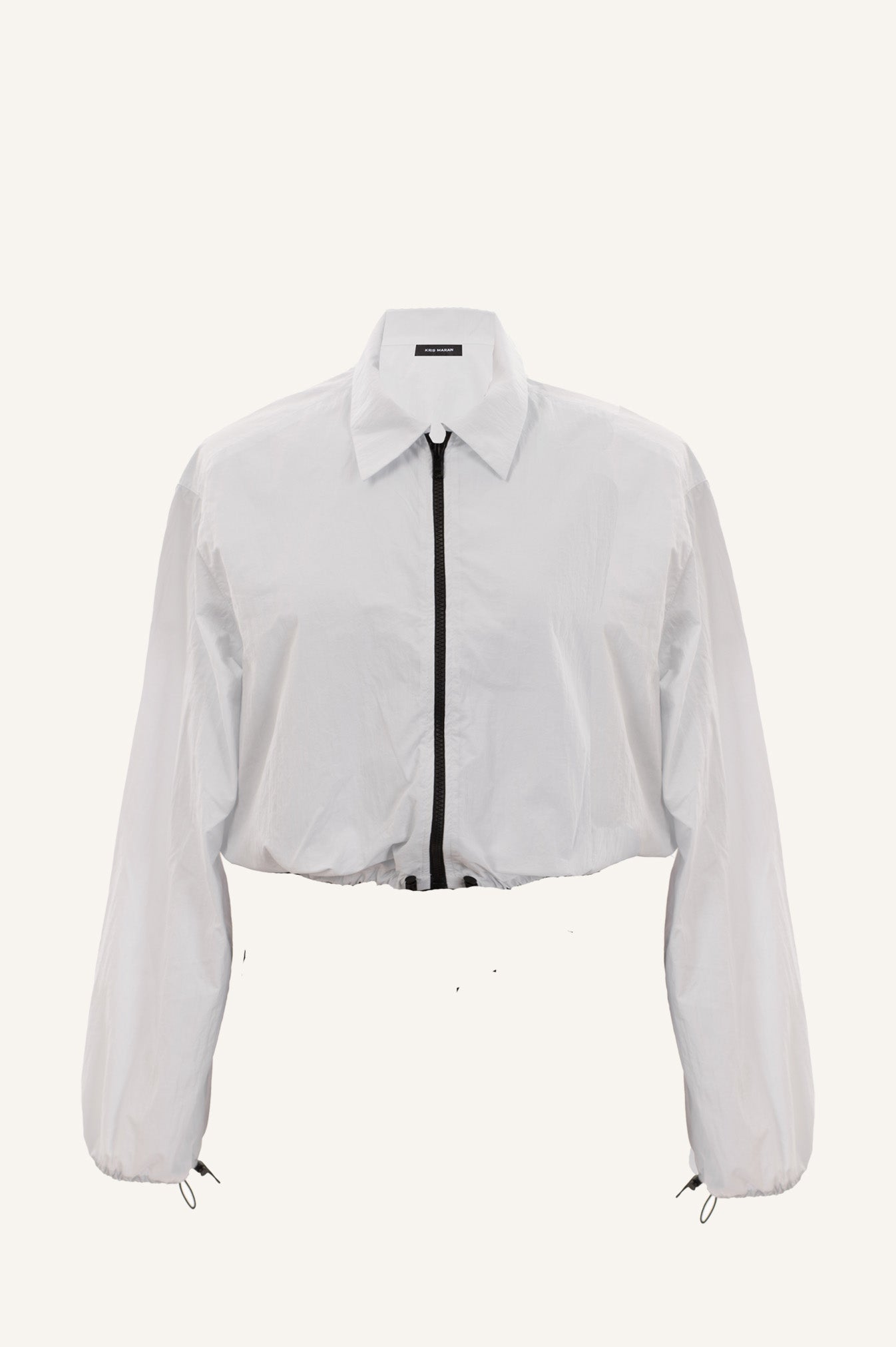 BOMBER JACKET WITH CONTRAST ZIPPER