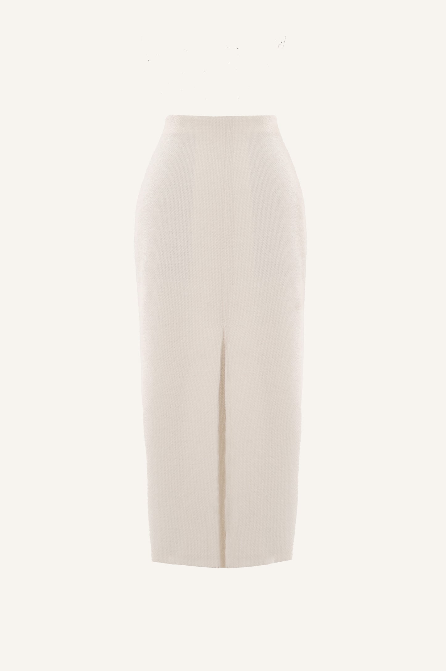 KNIT SKIRT WITH FRONT CUT