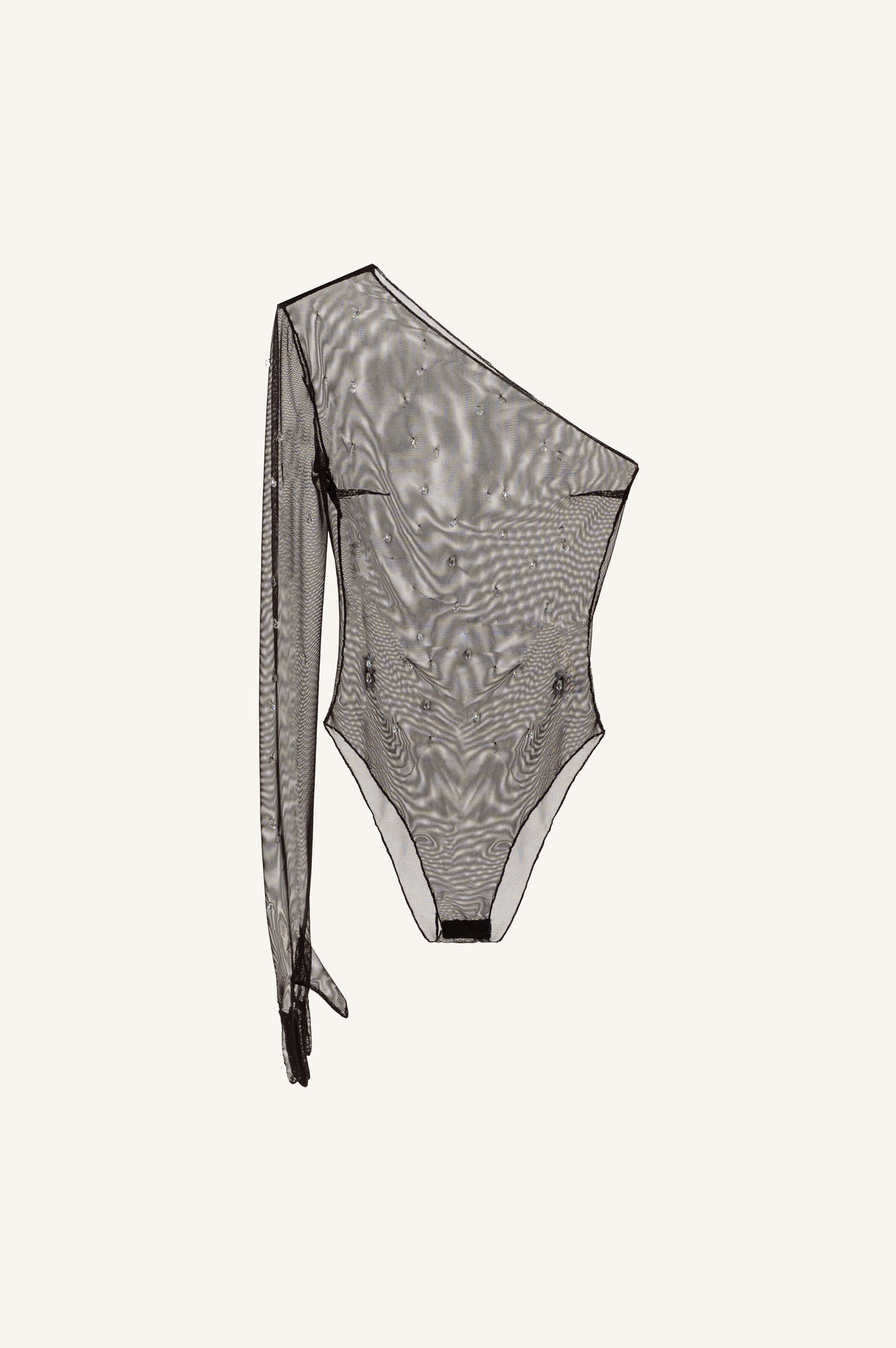 OPEN SHOULDER BODY WITH CRYSTALS