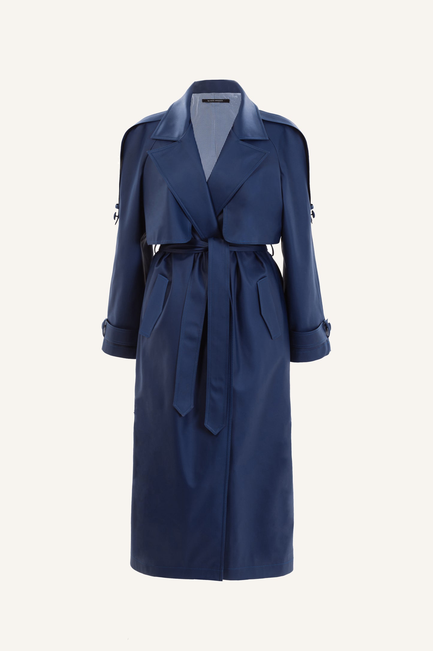 TRENCH COAT IN VEGAN LEATHER