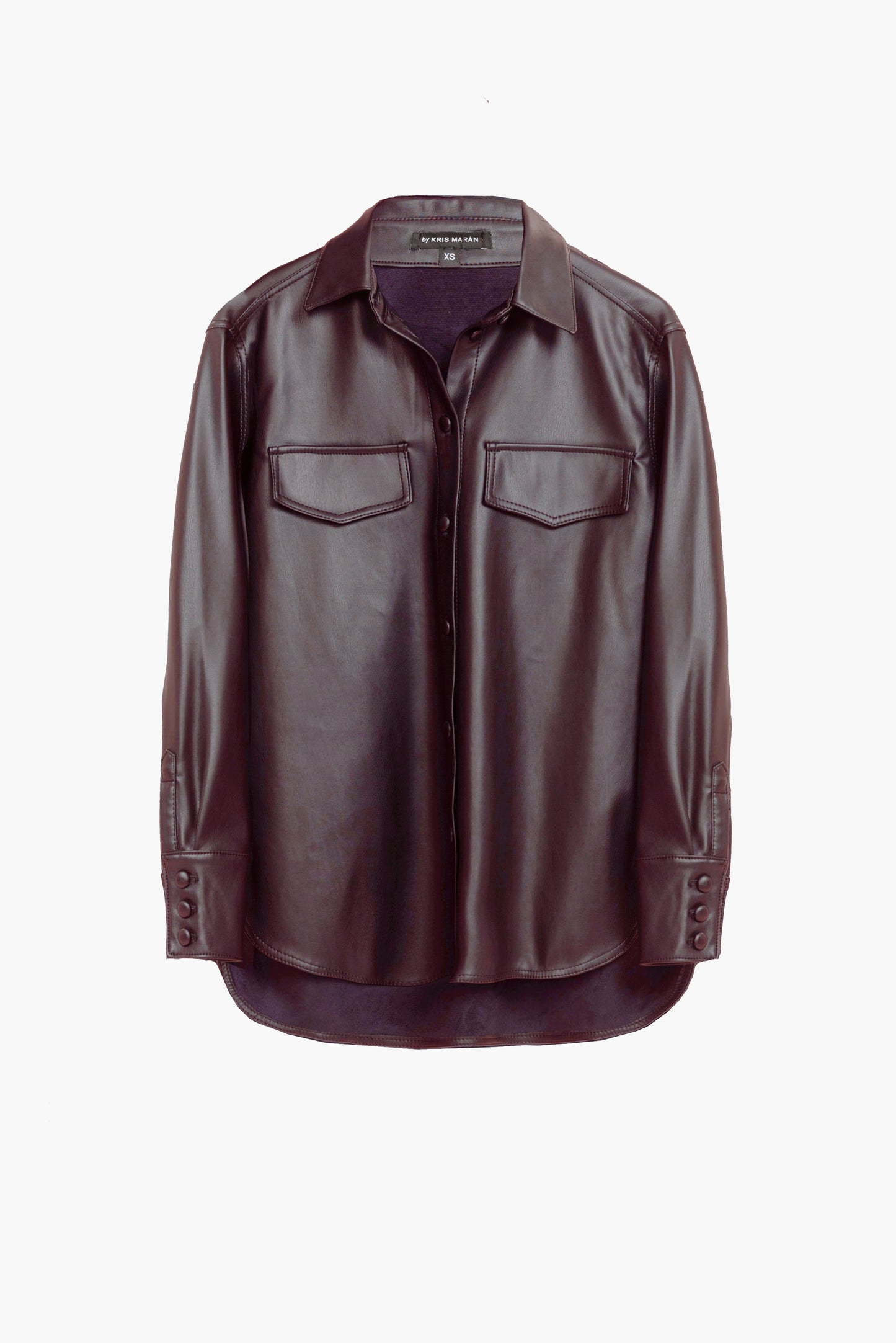 VEGAN LEATHER SHIRT