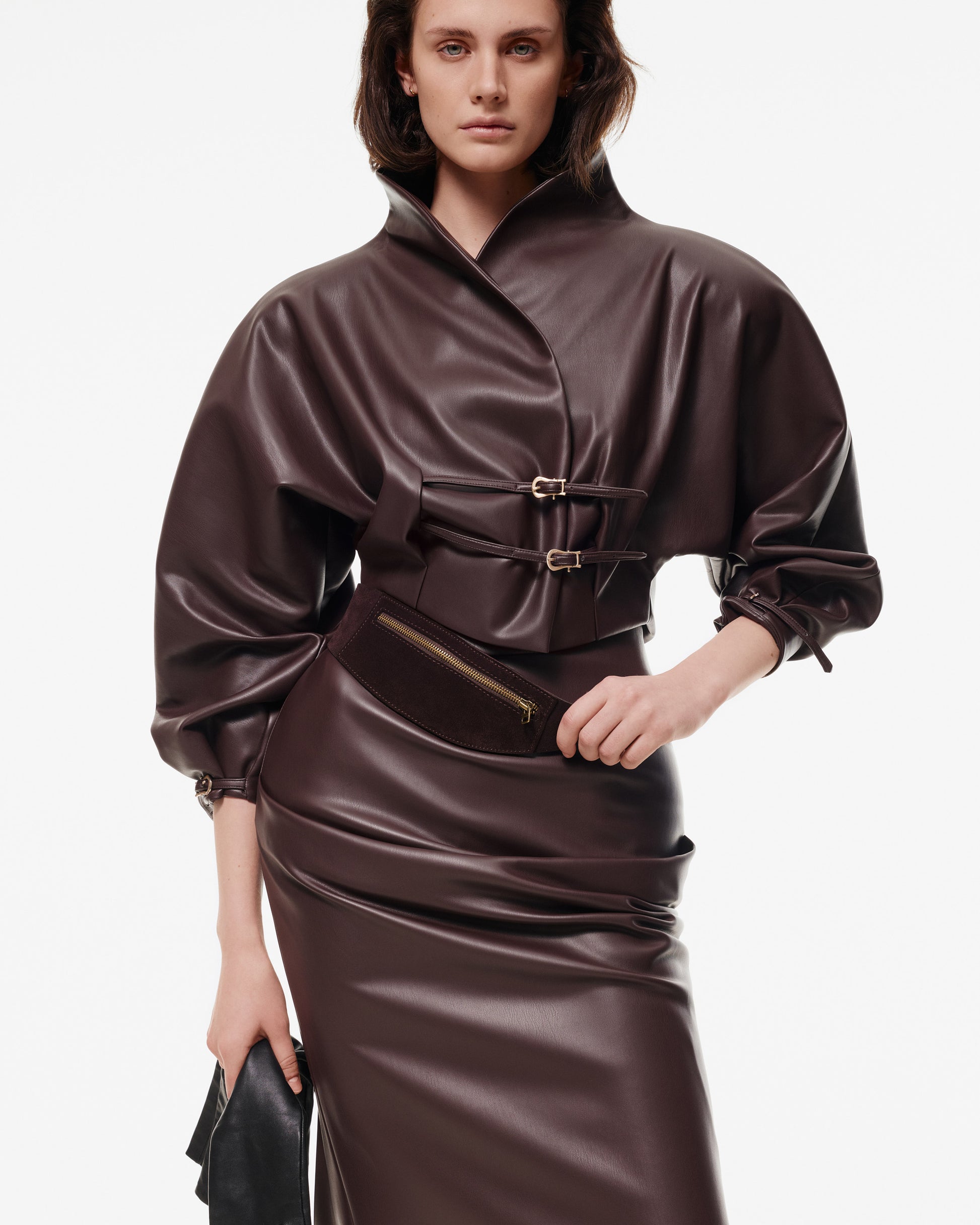 KIMONO LEATHER JACKET