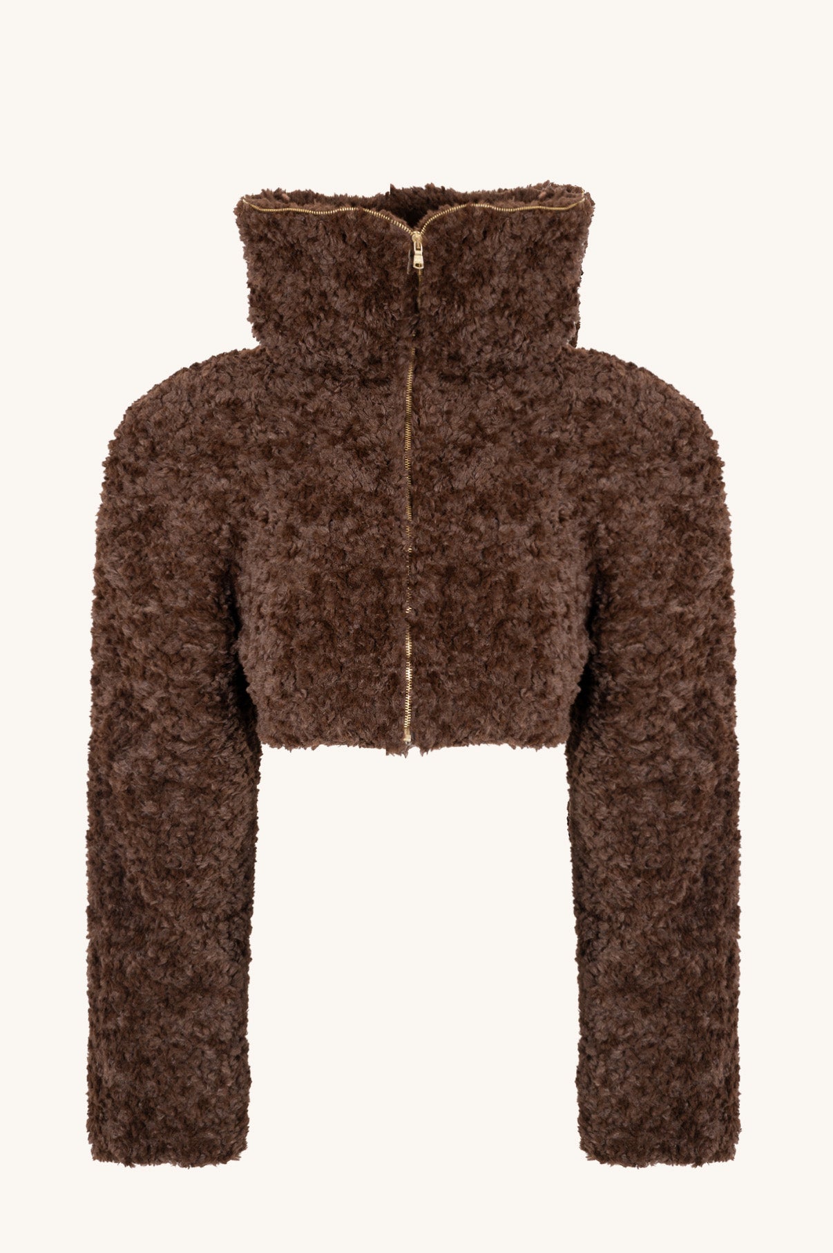 CURLY CROPPED JACKET