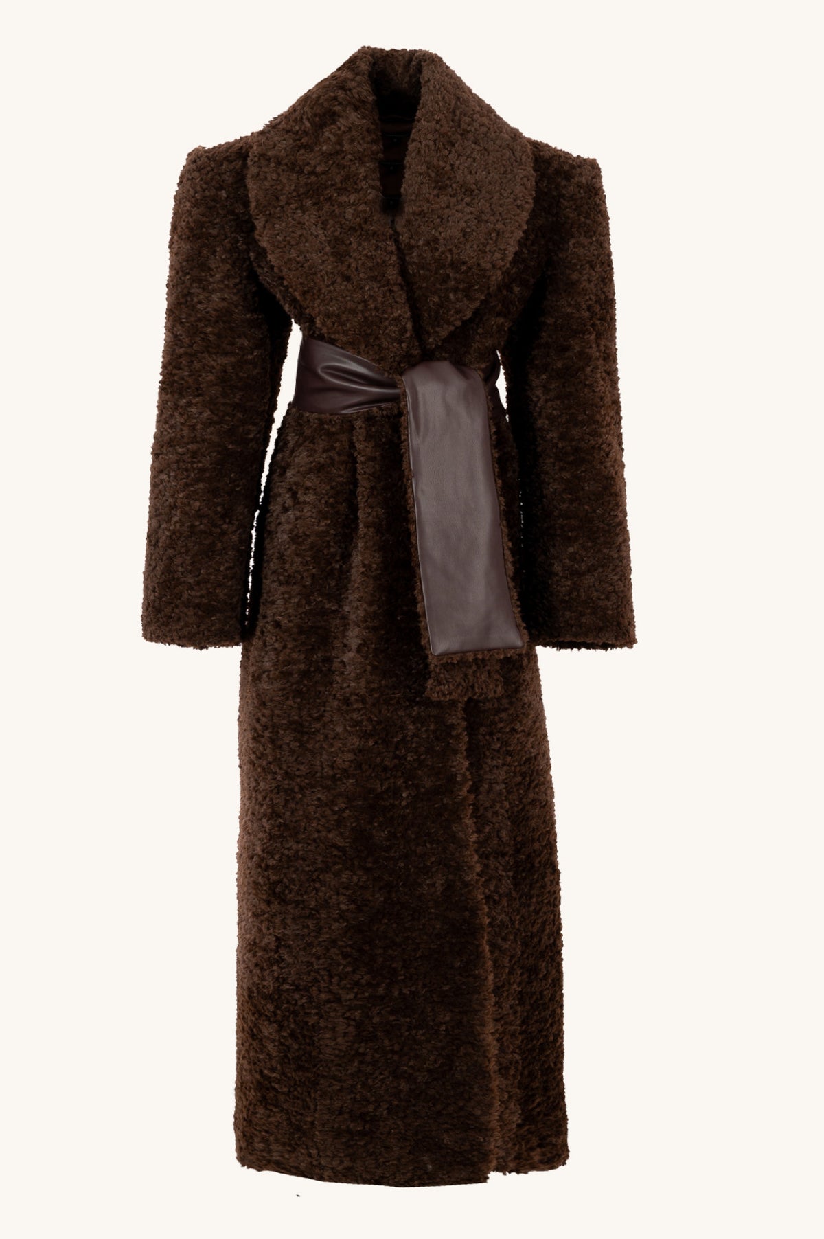 CURLY MAXI COAT