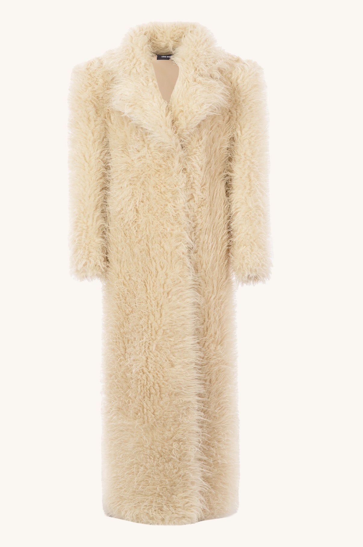 PLUSH FUR MAXI COAT