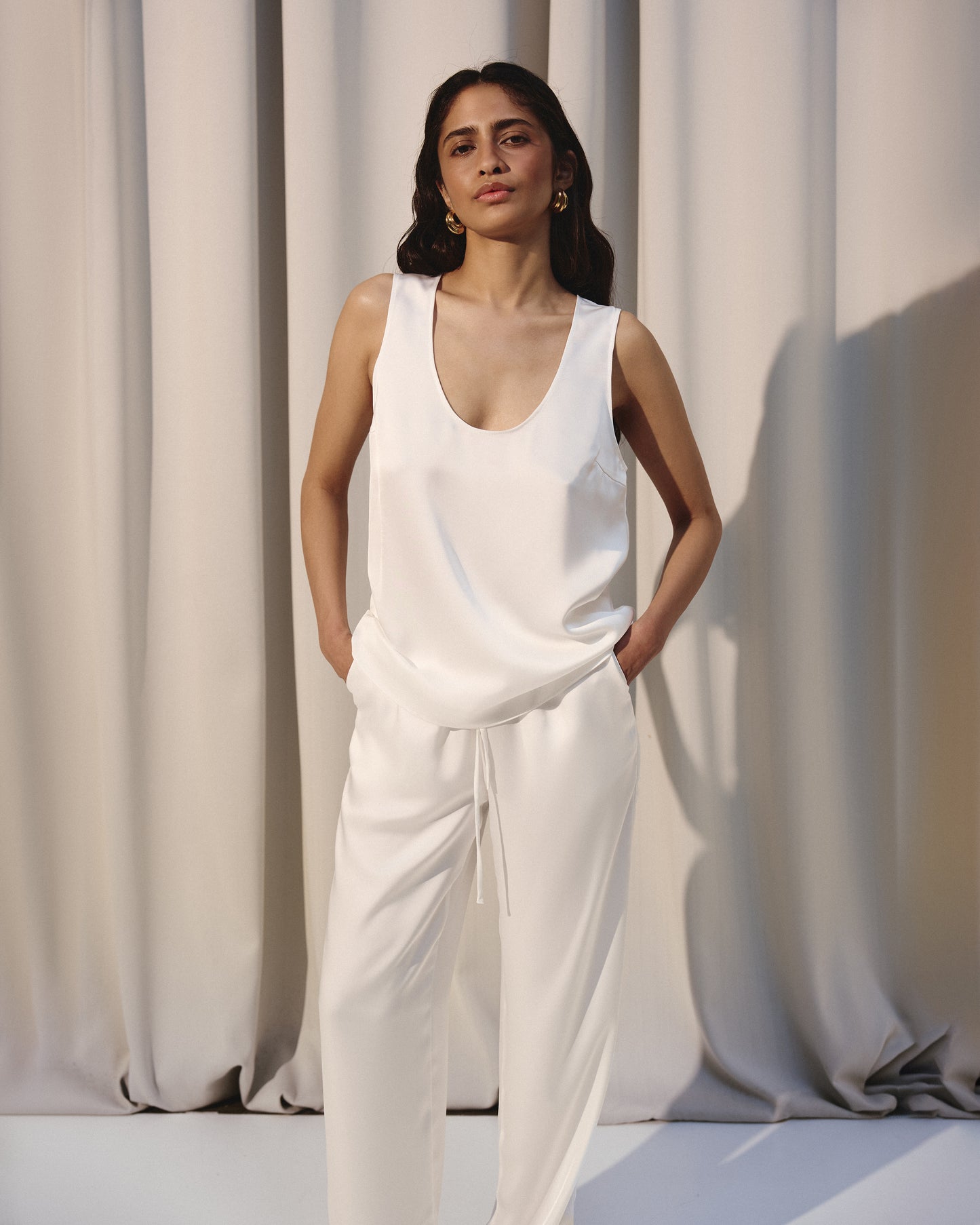 LOUNGE PANTS WITH LACE