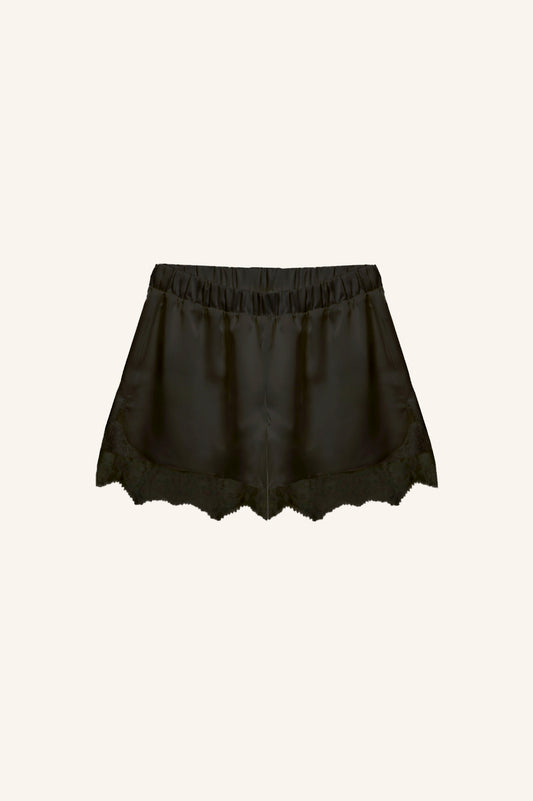SILKY SHORTS WITH LACE