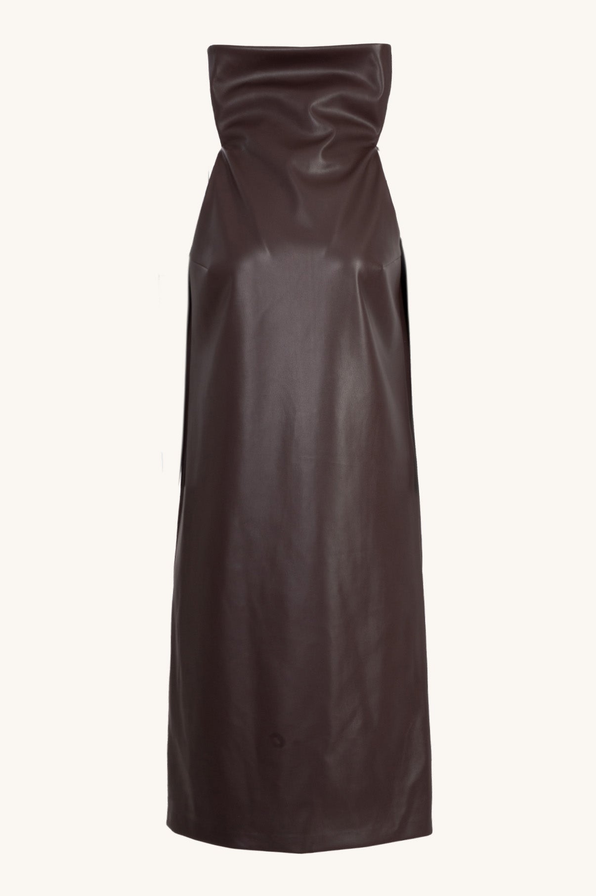 DRESS WITH HIGH COLLAR