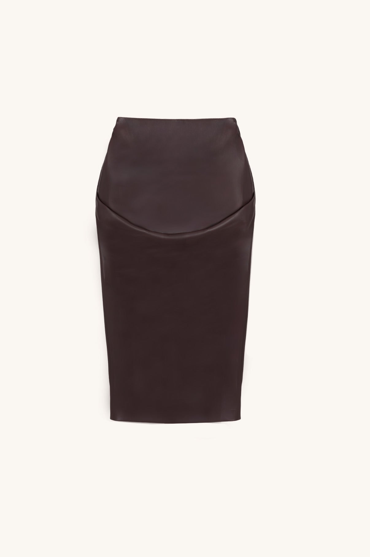 SCULPTED SKIRT WITH PLEATED DETAIL