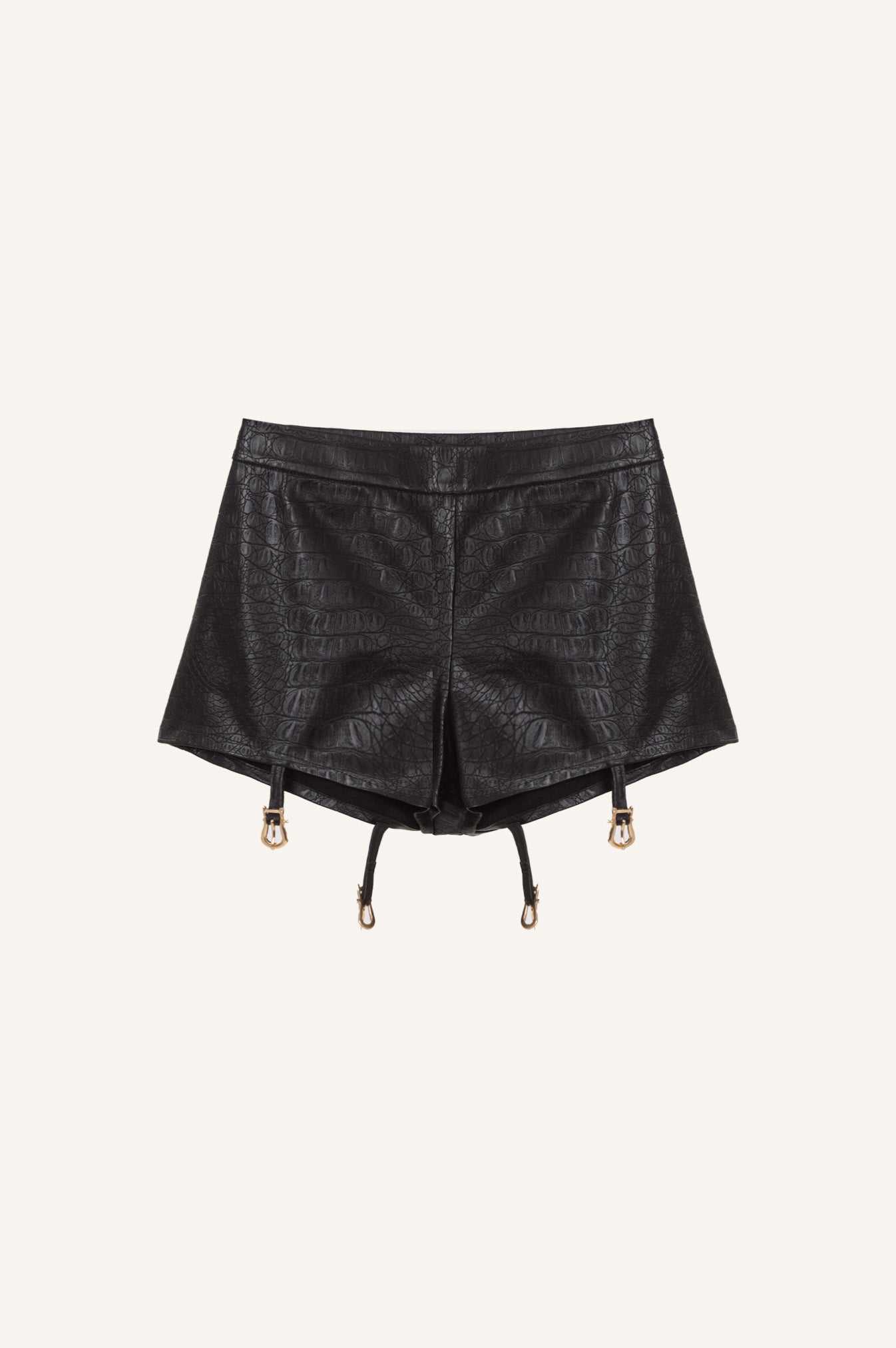 MICRO SHORTS WITH SUSPENDER DETAILS