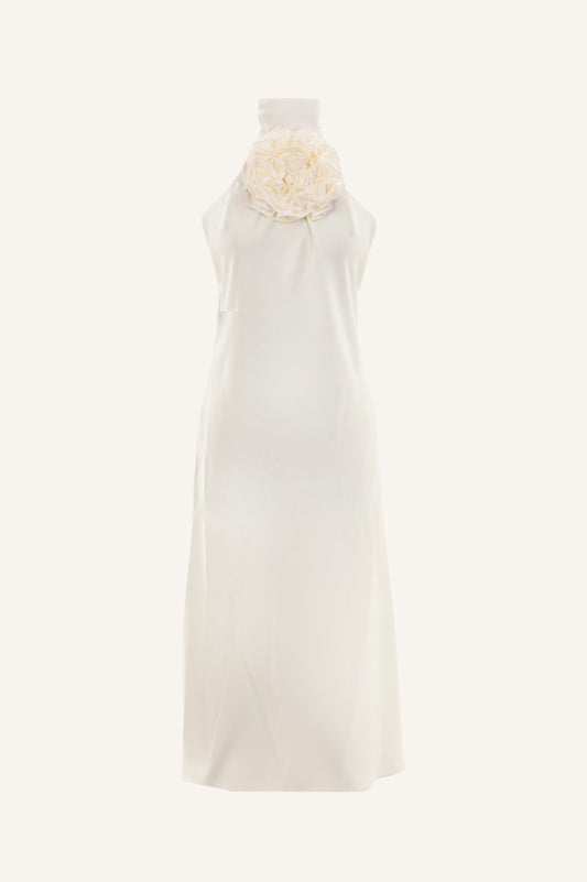 SILKY FLOWER DRESS