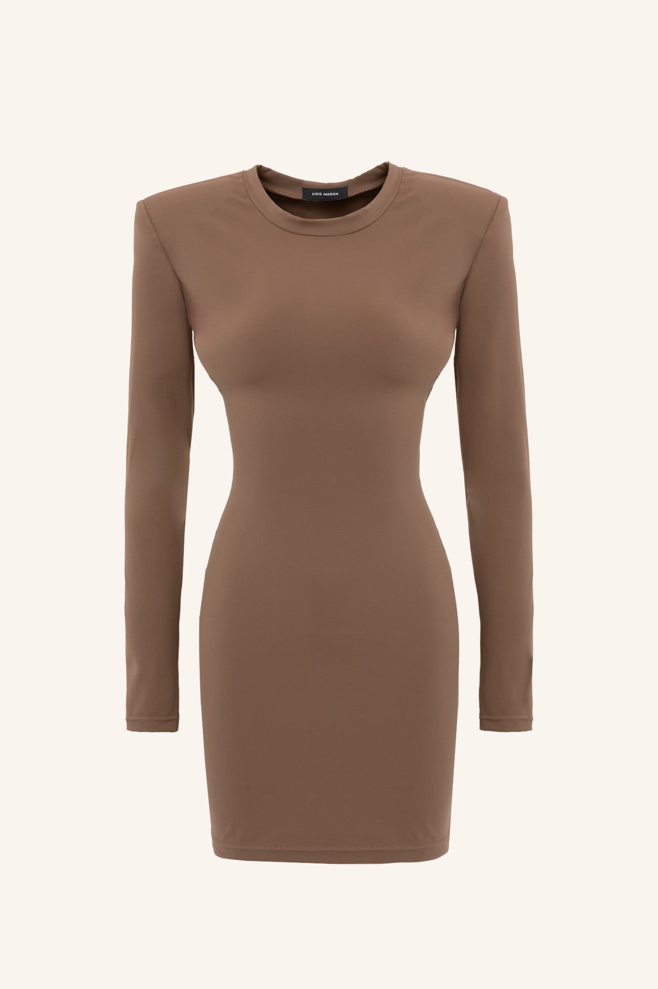 Second Skin Dress With Padded Shoulders