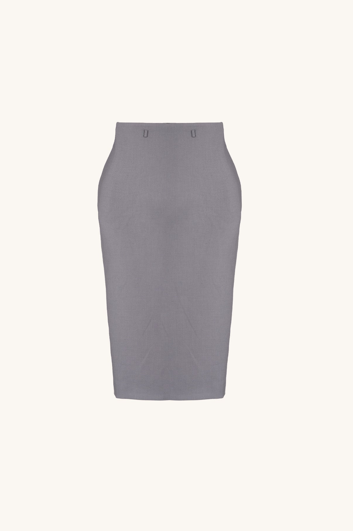 KNEE-LENGTH SCULPTED SKIRT