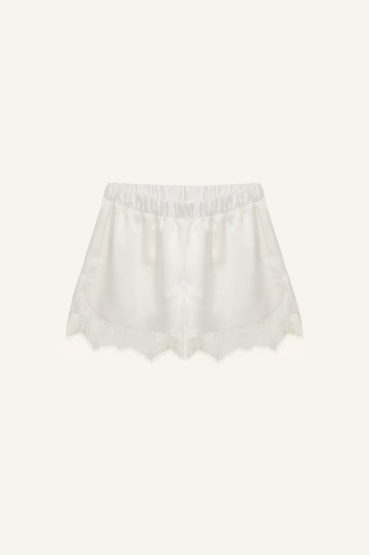 SILKY SHORTS WITH LACE